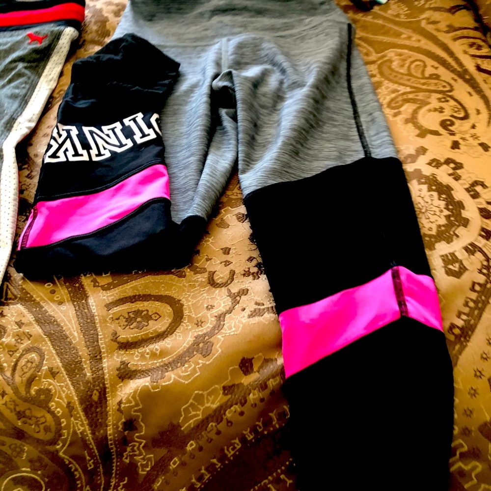 Pink workout pants